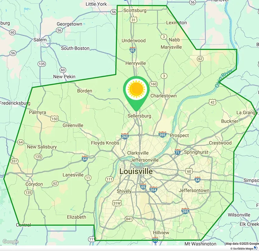lawn-cure-indiana-service-area-map-sellersburg-indiana-louisville